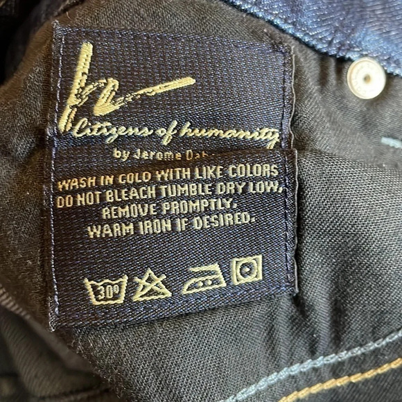 Citizens of Humanity Faye# 003 low waist full leg jeans size 30 - Picture 10 of 11